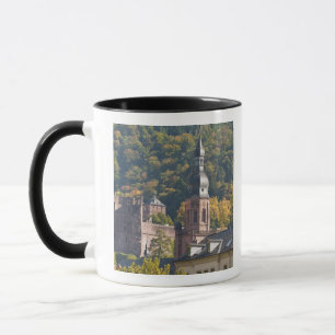 Aussicht auf die Altstadt von Heidelberg Tasse