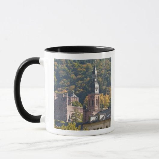 Aussicht auf die Altstadt von Heidelberg Tasse (Links)