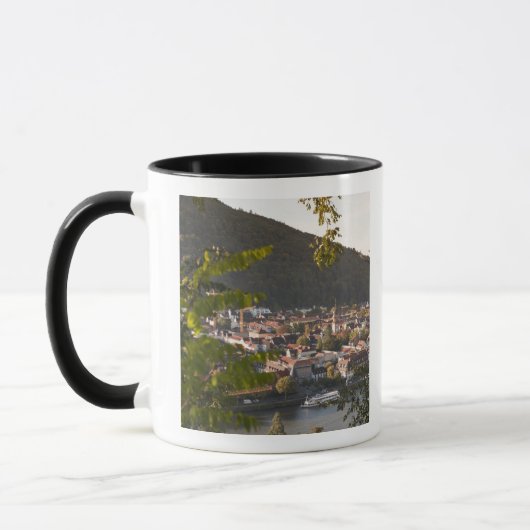Aussicht auf die Altstadt von Heidelberg Tasse (Links)