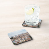 Aussicht auf die Altstadt von Lissabon und die Brü Getränkeuntersetzer (Rechte Seite)