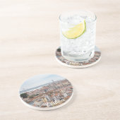 Aussicht auf die Altstadt von Lissabon und die Brü Getränkeuntersetzer (Seite)