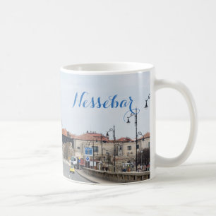 Aussicht auf die Altstadt von Nesebur Kaffeetasse