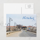 Aussicht auf die Altstadt von Nesebur Postkarte (Vorne/Hinten)