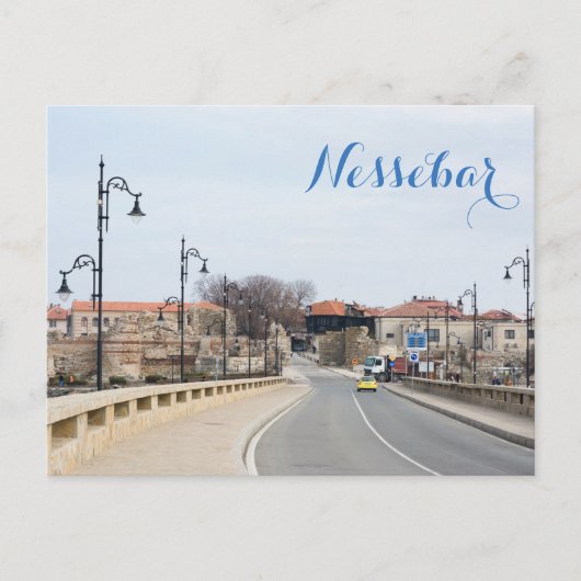 Aussicht auf die Altstadt von Nesebur Postkarte (Vorderseite)