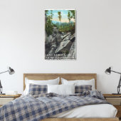 Aussicht auf die antike Gletscherschlucht Leinwanddruck (Insitu (Schlafzimmer))