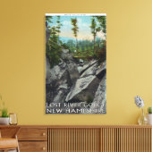 Aussicht auf die antike Gletscherschlucht Leinwanddruck (Insitu (Wohnzimmer))