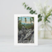 Aussicht auf die antike Gletscherschlucht Postkarte (Stehend Vorderseite)