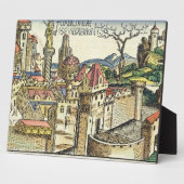 Aussicht auf die antike Stadt Babylon, vom Nure Fotoplatte (Seite)