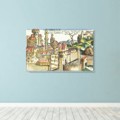 Aussicht auf die antike Stadt Babylon, vom Nure Leinwanddruck (Insitu (Holzboden))