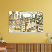 Aussicht auf die antike Stadt Babylon, vom Nure Leinwanddruck (Insitu (Wohnzimmer))