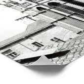 Aussicht auf die Apsis und den gebauten Turm Poster (Ecke)