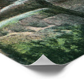 Aussicht auf die aufsteigende Riesenfelswanderung Poster (Ecke)