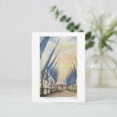 Aussicht auf die Avenue of Flags, Weltmesse 1934 Postkarte (Stehend Vorderseite)