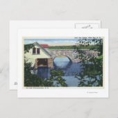 Aussicht auf die Back Bay Bridge Postkarte (Vorne/Hinten)