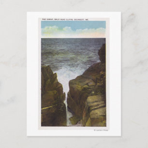 Aussicht auf die Bald-Kopf-Klippen, die Schlucht Postkarte
