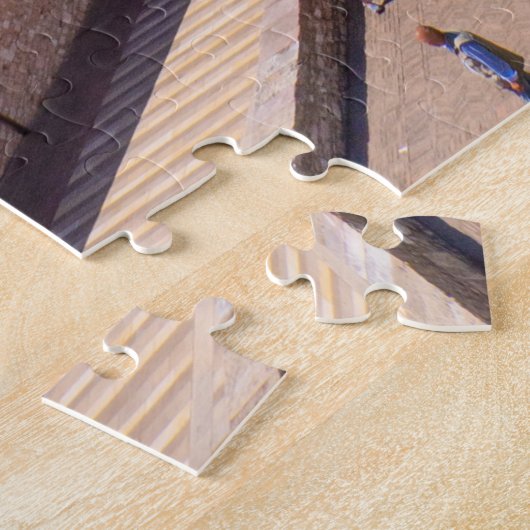 Aussicht auf die Basilika Saint Francis in Assisi, Puzzle (Seite)