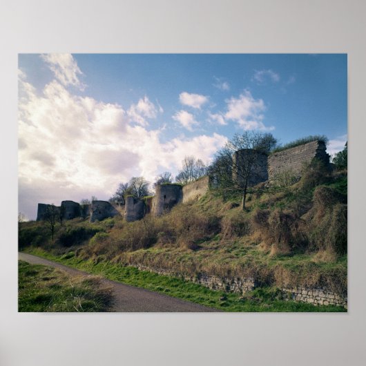 Aussicht auf die Befestigungsanlagen, 1226-42 Poster (Vorne)