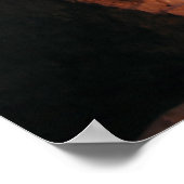 Aussicht auf die Berge von den Gebirgswohnungen -  Poster (Ecke)