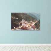 Aussicht auf die Bergstation des Hecla mit Blick a Leinwanddruck (Insitu (Holzboden))