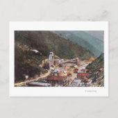 Aussicht auf die Bergstation des Hecla mit Blick a Postkarte (Vorderseite)