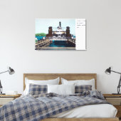 Aussicht auf die Berkeley Ferryboat Messe Leinwanddruck (Insitu (Schlafzimmer))