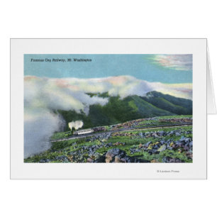 Aussicht auf die berühmte Zahnradbahn