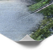 Aussicht auf die berühmte Zahnradbahn Poster (Ecke)