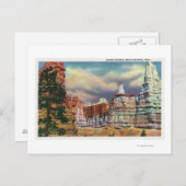 Aussicht auf die Bildung der Königin Victoria Rock Postkarte (Vorne/Hinten)