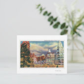 Aussicht auf die Bildung der Königin Victoria Rock Postkarte (Stehend Vorderseite)