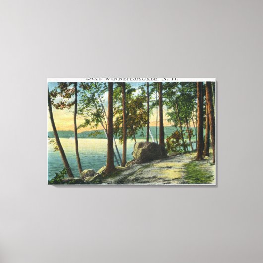 Aussicht auf die Bildung des alten Mannes Leinwanddruck (Vorderseite)