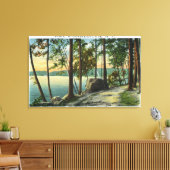 Aussicht auf die Bildung des alten Mannes Leinwanddruck (Insitu (Wohnzimmer))