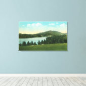 Aussicht auf die Blume des Sees mit Bäckerei in En Leinwanddruck (Insitu (Holzboden))