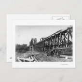 Aussicht auf die Brücke Chico-Oroville Postkarte (Vorne/Hinten)