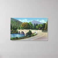 Aussicht auf die Brücke über den Deerfield River