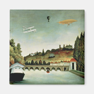 Aussicht auf die Brücke von Sevres Magnet