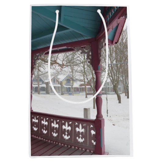 Aussicht auf die Bucht - Martha's Vineyard Mittlere Geschenktüte (Vorderseite)