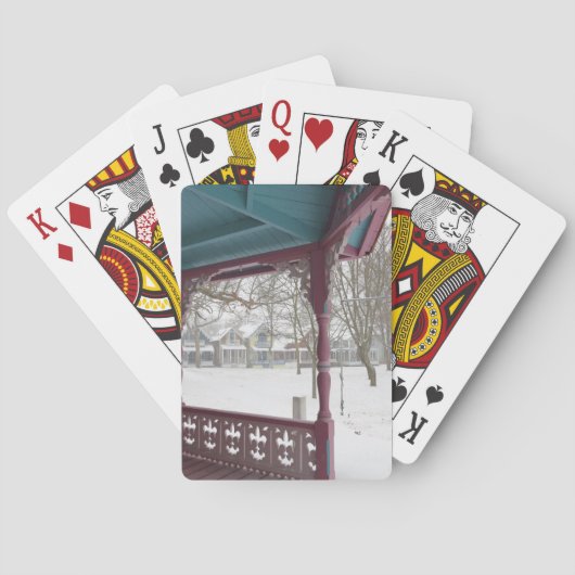 Aussicht auf die Bucht - Martha's Vineyard Spielkarten (Rückseite)