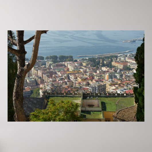 Aussicht auf die Bucht Poster (Vorne)