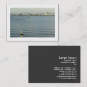 Aussicht auf die Bucht von Cardiff (grenzt an die  Visitenkarte (Vorne/Hinten)