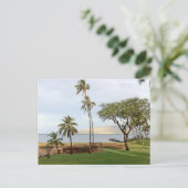 Aussicht auf die Bucht von Maalaea von Kihei aus,  Postkarte (Stehend Vorderseite)