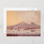 Aussicht auf die Bucht von Neapel, 1798 Postkarte (Vorne/Hinten)