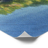 Aussicht auf die Bucht von Paradise und den Schwar Poster (Ecke)
