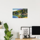 Aussicht auf die Bucht von Paradise und den Schwar Poster (Heimbüro)