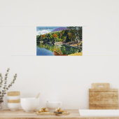 Aussicht auf die Bucht von Paradise und den Schwar Poster (Küche)