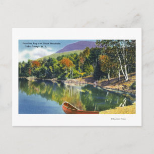 Aussicht auf die Bucht von Paradise und den Schwar Postkarte