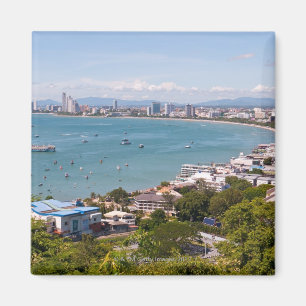 Aussicht auf die Bucht von Pattaya. Magnet