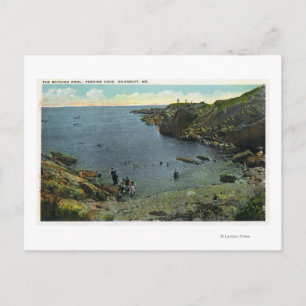 Aussicht auf die Bucht von Perkins, Schwimmen Postkarte