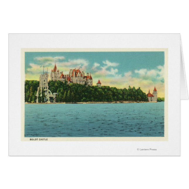 Aussicht auf die Burg Boldt (Vorderseite (Horizontal))