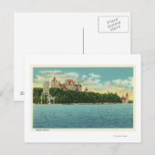 Aussicht auf die Burg Boldt Postkarte (Vorne/Hinten)