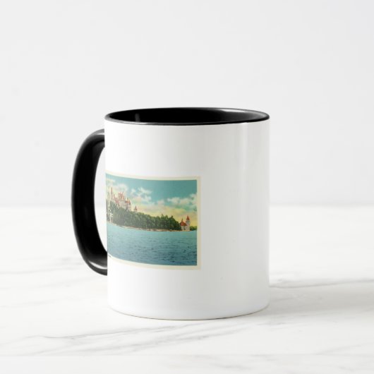 Aussicht auf die Burg Boldt Tasse (Vorderseite Links)